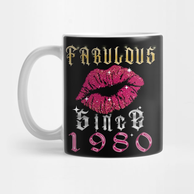 fabulous since 1980 chapter 40 birthday by BuzzTeeStore